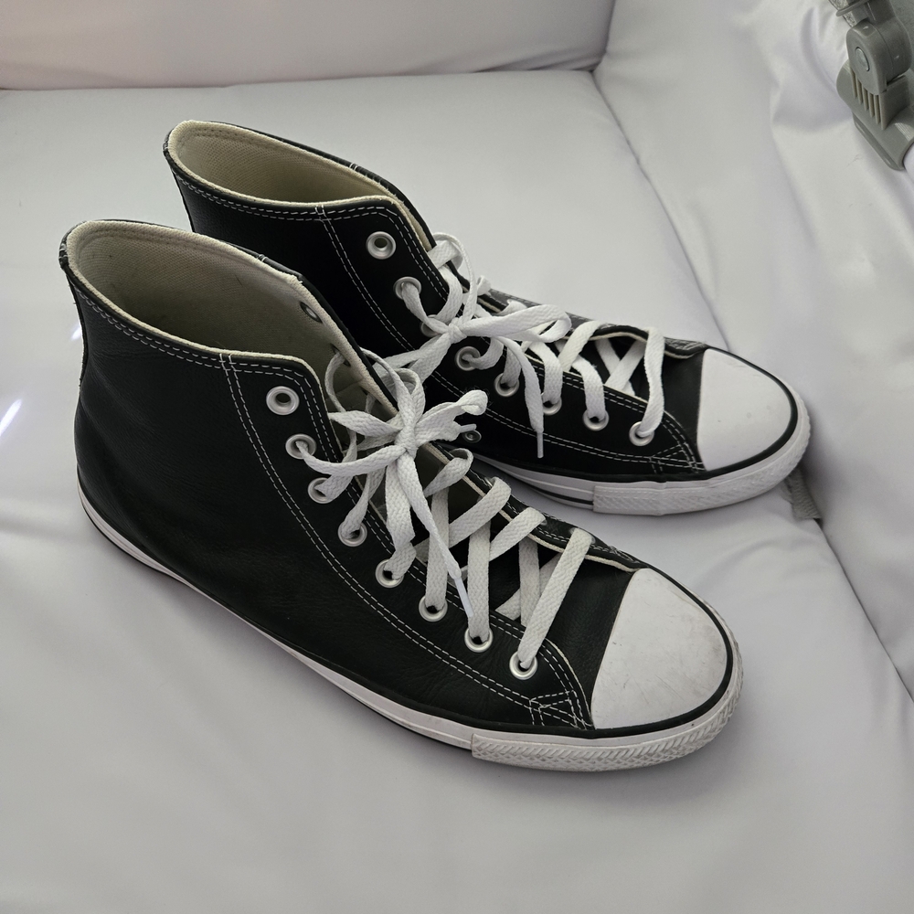 Converse Black and White High-Top Sneakers